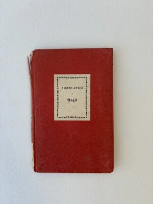 STEFAN ZWEIG Angst 1925 1-й Reclam Лейпциг Винтажная Немецкая Новелла HC - Изображение 1 из 4