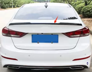 Alerón trasero ala negra brillante estilo H para sedán Hyundai Elantra 2017-2018 - Imagen 1 de 4