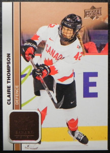 2023-24 23/24 Team Canada Juniors ROSE GOLD #50 Claire Thompson