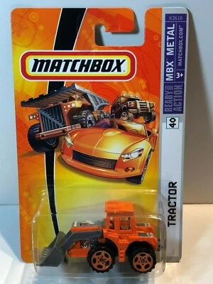 MATCHBOX MB40 / 29 TRACTOR SHOVEL ORANGE WITH CHROME ENGINE - Image 1 of 2
