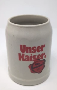 Vintage Unser Kaiser Beer Stein West Germany Stoneware 0.5L - Picture 1 of 9