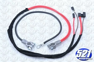 Positive & Negative Battery Cable 383 440 Fit 68 69 Charger Road Runner GTX Econ - Picture 1 of 5