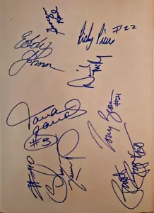 *SIGNIERT* von 8 Spielern, Shawn Kemp ++ Seattle SuperSonics 25th Anniversary 91-92 - Bild 1 von 7