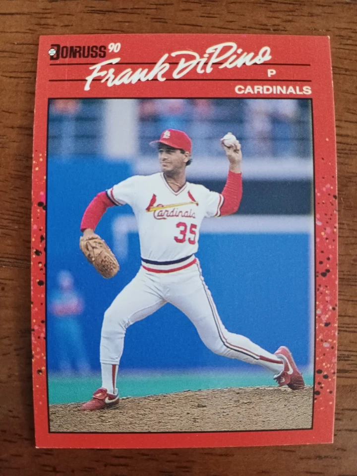 FRANK DIPINO ST. LOUIS CARDINALS 1990 DONRUSS BASEBALL CARD #518 - Image 1 of 1