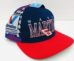 Vintage Mark Martin Valvoline NASCAR Racing Drew Pearson Snapback Mütze NEU Neu mit Etikett - Bild 1 von 9