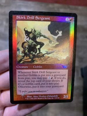 MTG Skirk Drill Sergeant Legions 112/145 FOIL Uncommon - Image 1 of 4