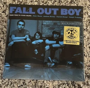 🔥Fall Out Boy - Take This To Your Grave - Silver Vinyl - IN HAND🔥 - Picture 1 of 1