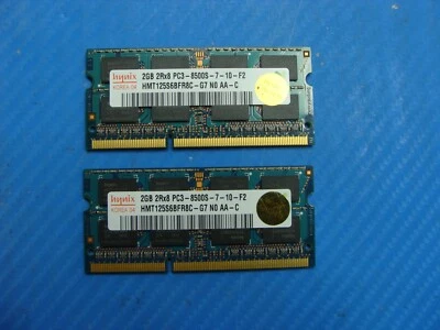 iMac A1311 Hynix 4GB (2x2GB) 2Rx8 PC3-8500S SO-DIMM Memory RAM HMT125S6BFR8C-G7 - Image 1 of 2