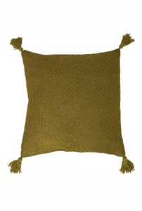 Adelia Filled Cushion Natural/Ochre - Picture 1 of 1