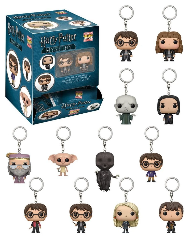 HARRY POTTER MYSTERY MINI POP KEYCHAIN - CHOOSE YOUR CHARACTER HARRY DOBBY LUNA - image 1 of 1
