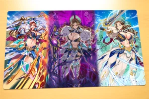 N.3945 Tappetino da gioco personalizzato Cardfight Vanguard TCG Justice Dark Light Thegrea CFV Mat - Foto 1 di 2