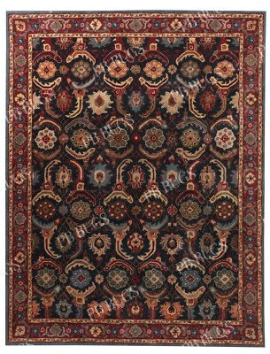 New Eva D. Blue Handmade Tufted Woolen Area Rugs - Image 1 of 4