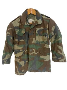 Boys Camo Medium 8-10 Coat Cold Weather Field Jacket, M-65 - Picture 1 of 13