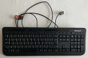 Microsoft wired computer keyboard (English, QWERTY) - Picture 1 of 2