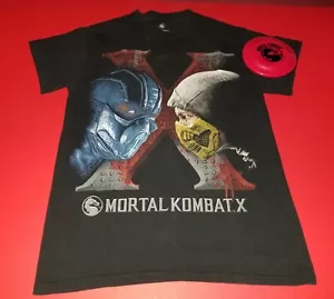 MORTAL KOMBAT VTG T SHIRT & PROMOTIONAL ONLY MOVIE FRISBEE "CHOOSE YOUR DESTINY" - Picture 1 of 5