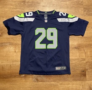 Earl Thomas III Nike Seattle Seahawks Jersey Youth Size Large #29 EUC Football - Picture 1 of 8