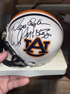 WILLIAM ANDREWS Auburn War Eagle ATLANTA FALCONS Signed Auburn MIni Helmet - Picture 1 of 1