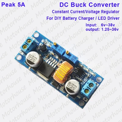 DC-DC 5V 12V 24V 5A Constant Current LED Driver Battery Charger Step Down Module - Image 1 of 4