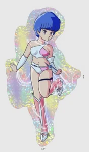 Aoi Yume Podreams (Wingman 80er Vintage Retro Anime) großer Retro Glitzer Sticker - Bild 1 von 7