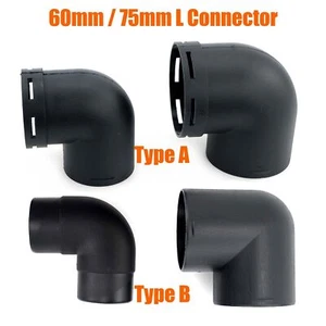 60mm 75mm Air Diesel Heater Duct Hose Pipe Air Vent Connector Connect Bent L * - Bild 1 von 17