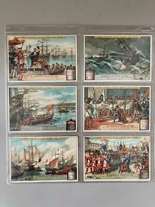  LA SCOPERTA DELLA VIA DELLE INDIE S 524 Serie Completa Figurine LIEBIG TEDESCA - Picture 1 of 6