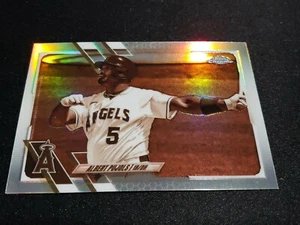 2021 Topps Chrome ALBERT PUJOLS Sepia Refractor #102 - Los Angeles Angels PWE - Picture 1 of 2