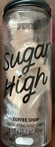 Victoria’s Secret PINK Sugar High Coffee Shop Exfoliating Soap Cubes NIP - Picture 1 of 2