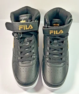 Sneakers alte Fila donna A alte nere e oro taglia 10 nuove spedizione veloce - Foto 1 di 11