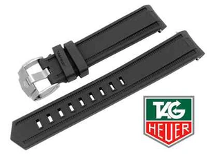 New TAG Heuer Aquaracer F1 black rubber strap WBD1110 WAY 20mm BT0722 FT8021 - Picture 1 of 24