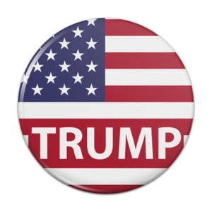 Präsident Trump amerikanische Flagge kompakte Tasche Handtasche Hand Kosmetik Make-up Spiegel - Bild 1 von 7