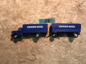 werbetrucks 1:87, Schneider Weisse, Oldtimer, Hängerzug, Lkw, Selten, Rarität - Bild 1 von 1