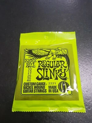 Ernie Ball 2221 10 46 6 Cordes de Guitare Électrique Regular Slinky 010-046 - Photo 1/2
