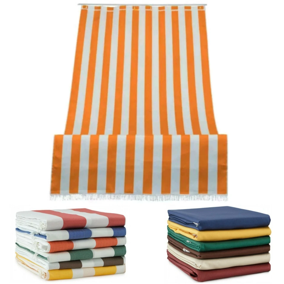 Tenda Da Sole Con Anelli Per Esterno a Caduta Balcone 150x250 150x300 300x300 cm