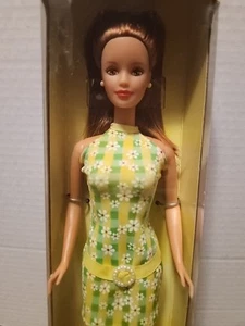 1998 Pretty In Plaid Barbie Puppe Mattel 20667 Neu Redhead Fashion Avenue Vintage - Bild 1 von 11