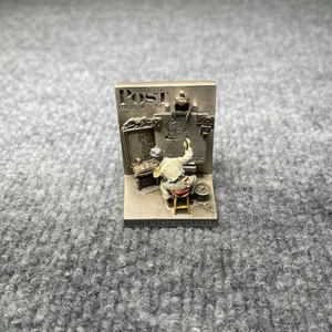 Goebel Olszewski Norman Rockwell Zinn Miniatur "Triple Self Portrait" - Bild 1 von 7