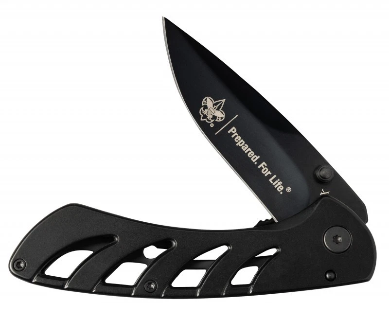 Cuchillo TecX by Case xx Exo-Lock Boy Scouts negro acero inoxidable 18059 cuchillos Foto 1 de 1