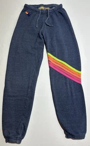 Aviator Nation Chevron 5 Streifen Jogginghose Sweatpants Damen Small Loungewear - Bild 1 von 9