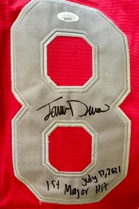 Jaren Duran Signed Red Sox Futures Game Jersey w/ First Hit Inscription-JSA COA - Picture 1 of 6