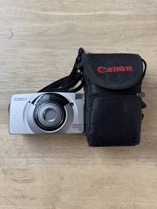 Canon Sure Shot 105 Zoom S analoge Kompaktkamera 35 mm silber - UNGETESTET - Bild 1 von 6