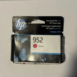 Genuine OEM HP 952 Magenta Ink Cartridge, L0S52AN NEW SEALED (2025) - Picture 1 of 2