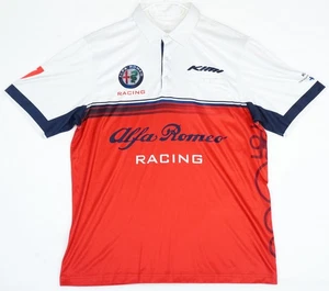 Polo para hombre Alfa Romeo Kimi Iceman Raikkonen rojo poliéster XL - Imagen 1 de 8