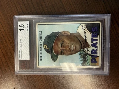 1967 Topps - Roberto Clemente #400 Bob en tarjeta Foto 1 de 2