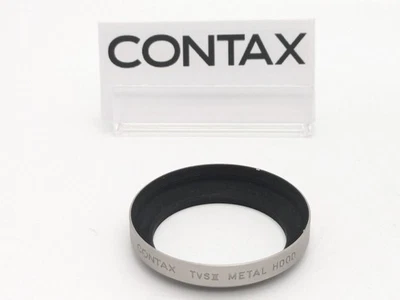 [MINT] Contax TVS II 30.5mm Metal Hood Silver for TVS TVS II T3 from Japan - Image 1 of 4