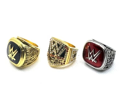 Juego de anillos de lucha libre / 2015, anillo campeón, 2018 / 3 anillos Foto 1 de 4