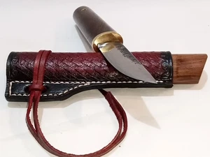 Yakut knife, Yakutian knives, Carbon steel Blade, Convex Edge, Lefty Yakut knife - Picture 1 of 9