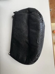 Vintage Whiting & Davis Black Mesh MOD Purse Evening Bag Zip Close - Picture 1 of 4