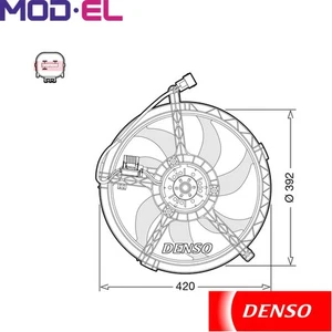 FAN RADIATOR DER05009 FOR MINI N18B16A/B16C 1.6L 9HZ/W16D16 1.6L 4cyl - Picture 1 of 8
