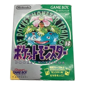 Nintendo Pokémon Green Game Boy Game Heavily Used Junk Condition JAPAN - Picture 1 of 5
