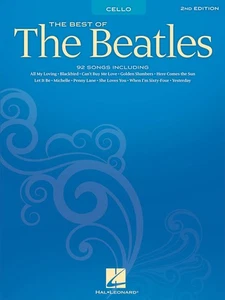 Best of the Beatles for Cello Solo Sheet Music 92 Pop Songs Hal Leonard Book - Picture 1 of 1