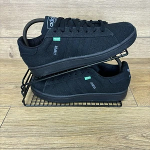 Adidas Schuhe Herren Gr. UK 7,5 Campus Hemp Originals Turnschuhe schwarz 2014 - Bild 1 von 11